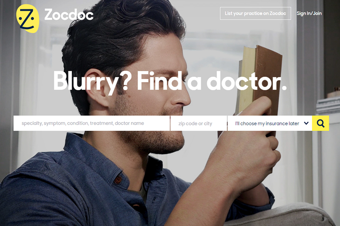 Mark Regynski | Research | Symptoms-based Tools: Zocdoc - Doctor Search
