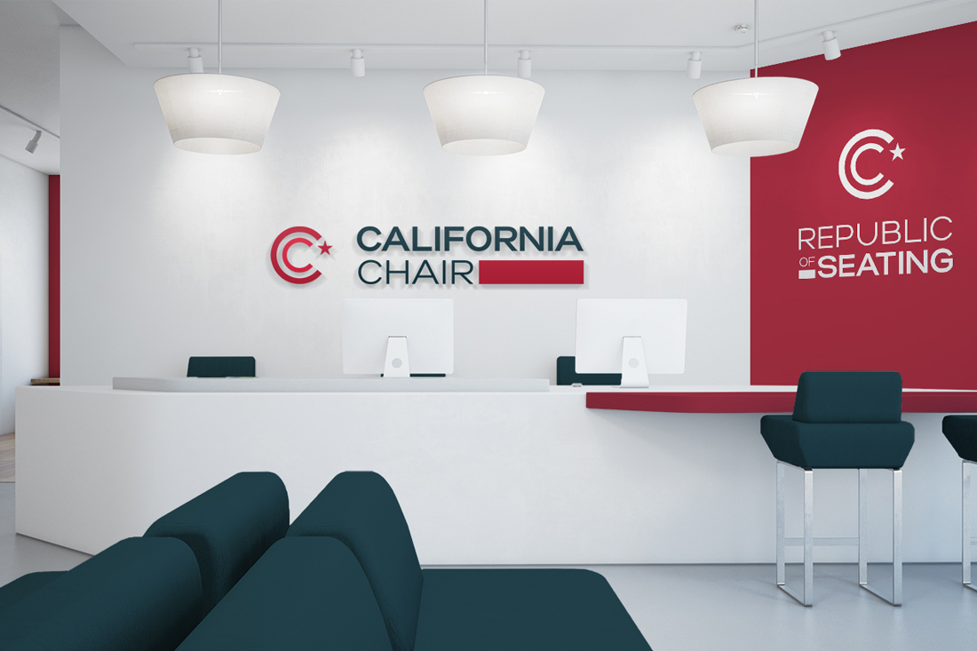 Mark Regynski | California Chair: Republic of Seating | Lobby Mockup