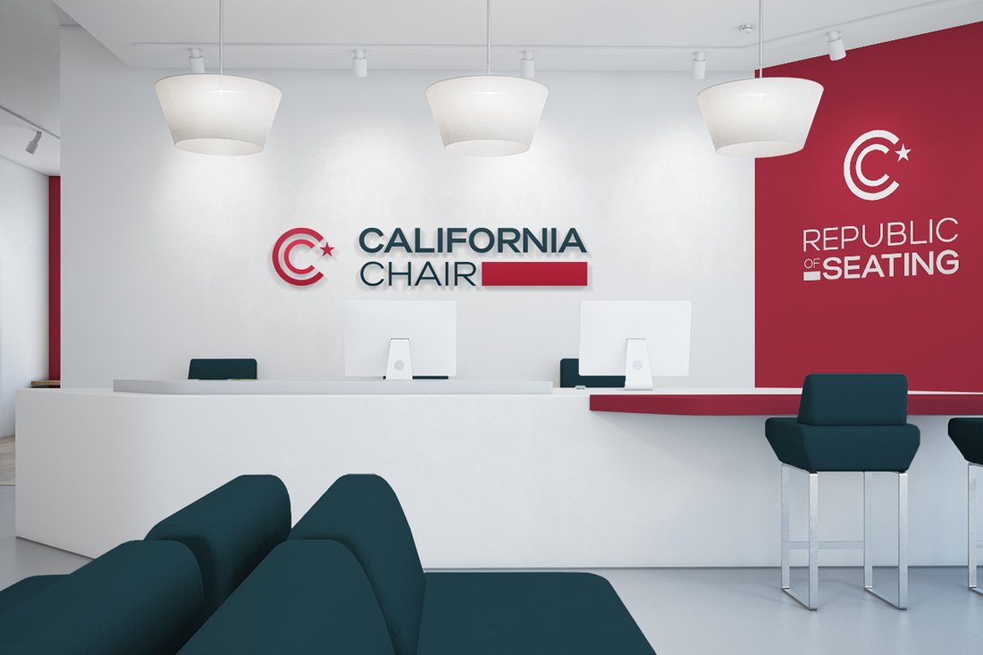 Mark Regynski | California Chair: Republic of Seating | Lobby Mockup